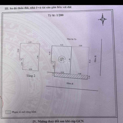 Nhà đẹp hẻm 5m Trần Hưng Đạo phường Hải Cảng tp Quy Nhơn