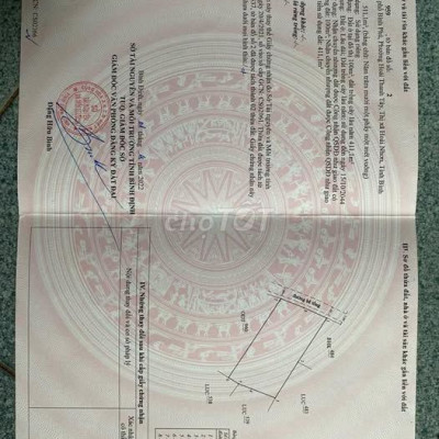 bán nhanh cho con đi học 511m2 giá chỉ 990tr