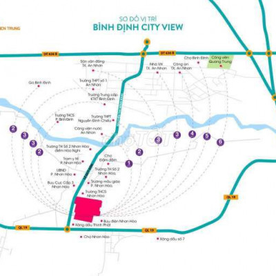 LK 102m2 mt 7m hướng ĐN, Phường Nhơn Hòa, An Nhơn, Bình Định