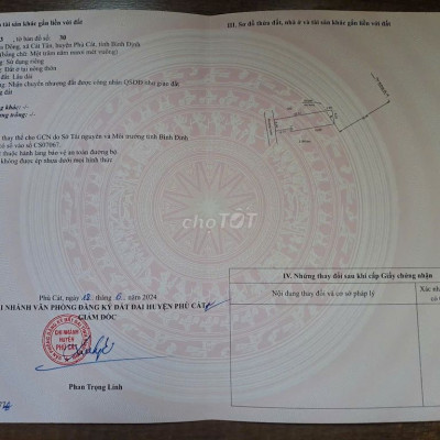 Bán đất thổ cư 150m2, Mặt tiền QL1A cách ngã tư Gò Găng 500m