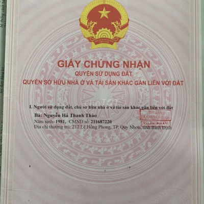 HOT Mặt Tiền  ĐẢO CÙ LAO XANH đã có sổ 7,5x15,6m.