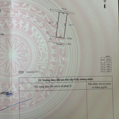 Bán lô đất mặt tiền đường Trần Thủ Độ, ngay chân cầu Lê Thanh Nghị