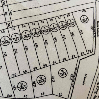 Lô đất đẹp Phước Nghĩa 125m2 ngang 8.8m lưng núi mặt sông