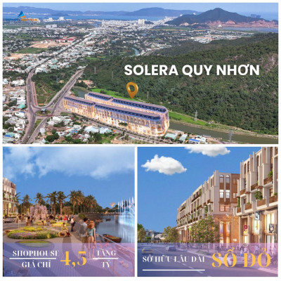 MUA NGAY nhà 5 tầng dự án Solera Quy Nhơn đường Long Vân  giá chỉ 4 tỷ