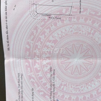 Bán Lô Đất Góc 2 mặt tiền tại Hoài Châu Bắc, Hoài Nhơn