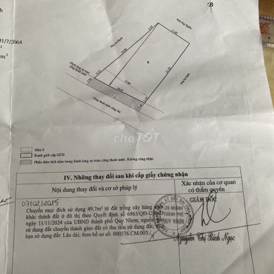 NHÀ MẶT TIỀN QUY NHƠN, 335M2,  Pháp lý VỮNG, DÒNG TIỀN THỤ ĐỘNG 21 tr