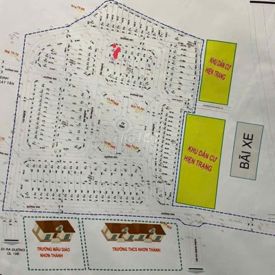 CHÍNH CHỦ - BÁN ĐẤT SAU TRƯỜNG CẤP 2 NHƠN THÀNH, AN NHƠN, BÌNH ĐỊNH