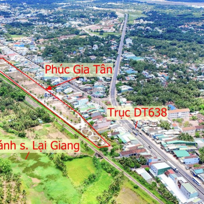 HOT |Bán đất nền Phúc Gia Tân, Hoài Nhơn - Trục đường nhựa QUANG TRUNG