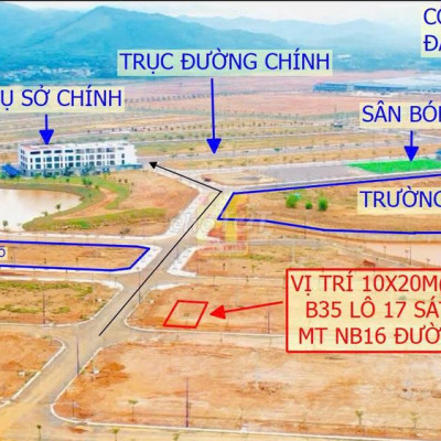 Đất Tái Định Cư VSIP Bình Định, 150m2, 7,5x20 , đường nhựa 16m