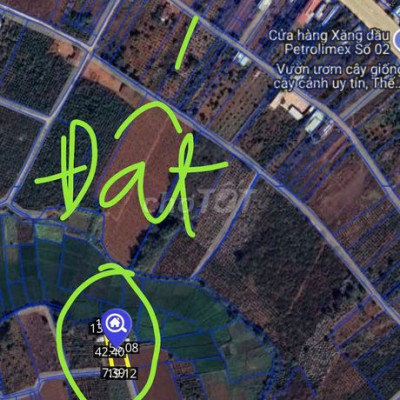 Kẹt Tiền bán -1000m2 - 300Triệu tại TP Pleiku cách QL19 300M