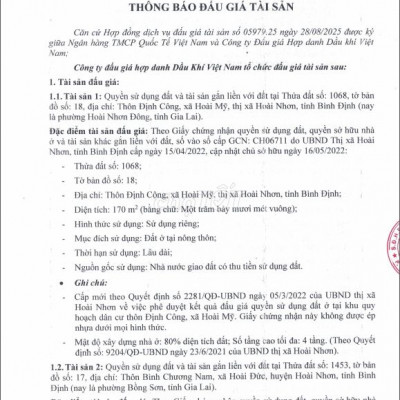 BĐS Hoài Nhơn, Bình Định