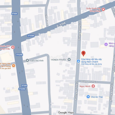 Cho thuê nhà nguyên căn 2 mặt tiền gần chợ An Thái, tiện kinh doanh