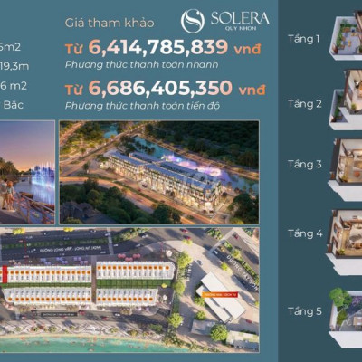 Solera Quy Nhơn – Dòng shophouse hiếm hoi sắp hết hàng!