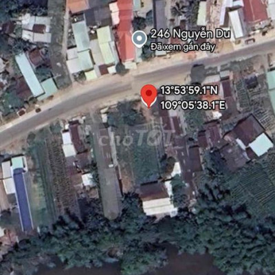 Cần bán đất 200m2 full thổ cư đường Nguyễn Du- Phường An Nhơn Đông